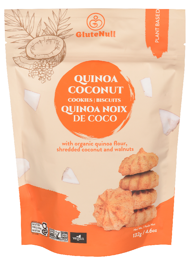 GluteNull Quinoa Coconut Cookies GF