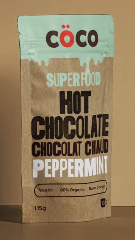 COCO Superfood Hot Chocolate, Peppermint