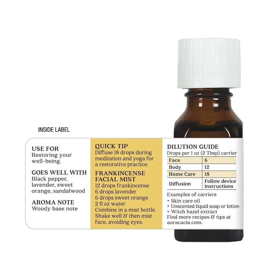 Aura Cacia Frankincense Oil 100%