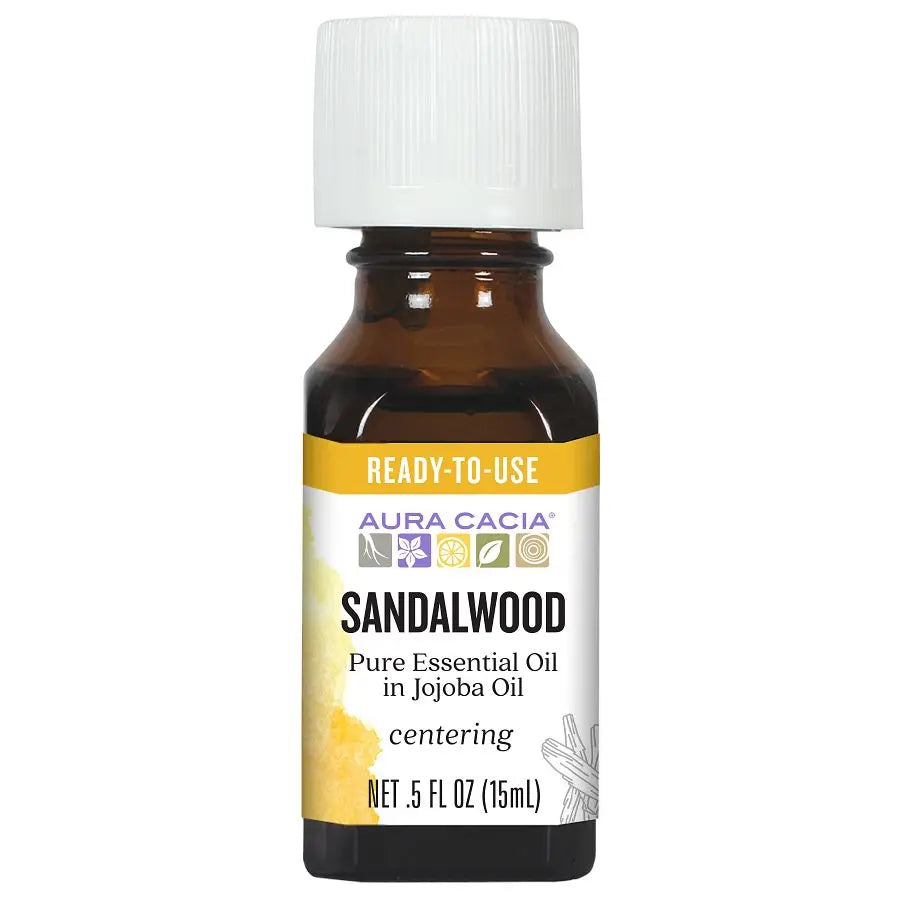 Aura Cacia Sandalwood, in Jojoba Oil