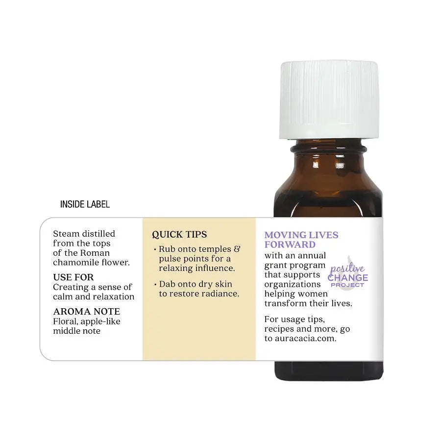 Aura Cacia Roman Chamomile, in Jojoba Oil
