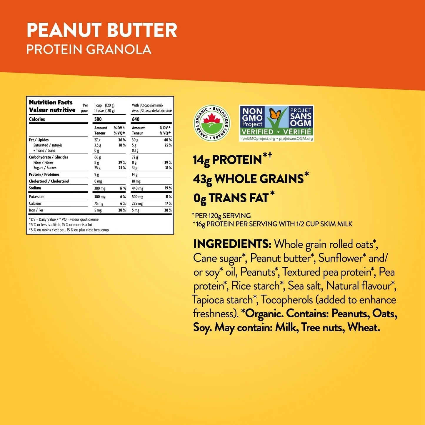 Protein Granola Peanut Butter Organic