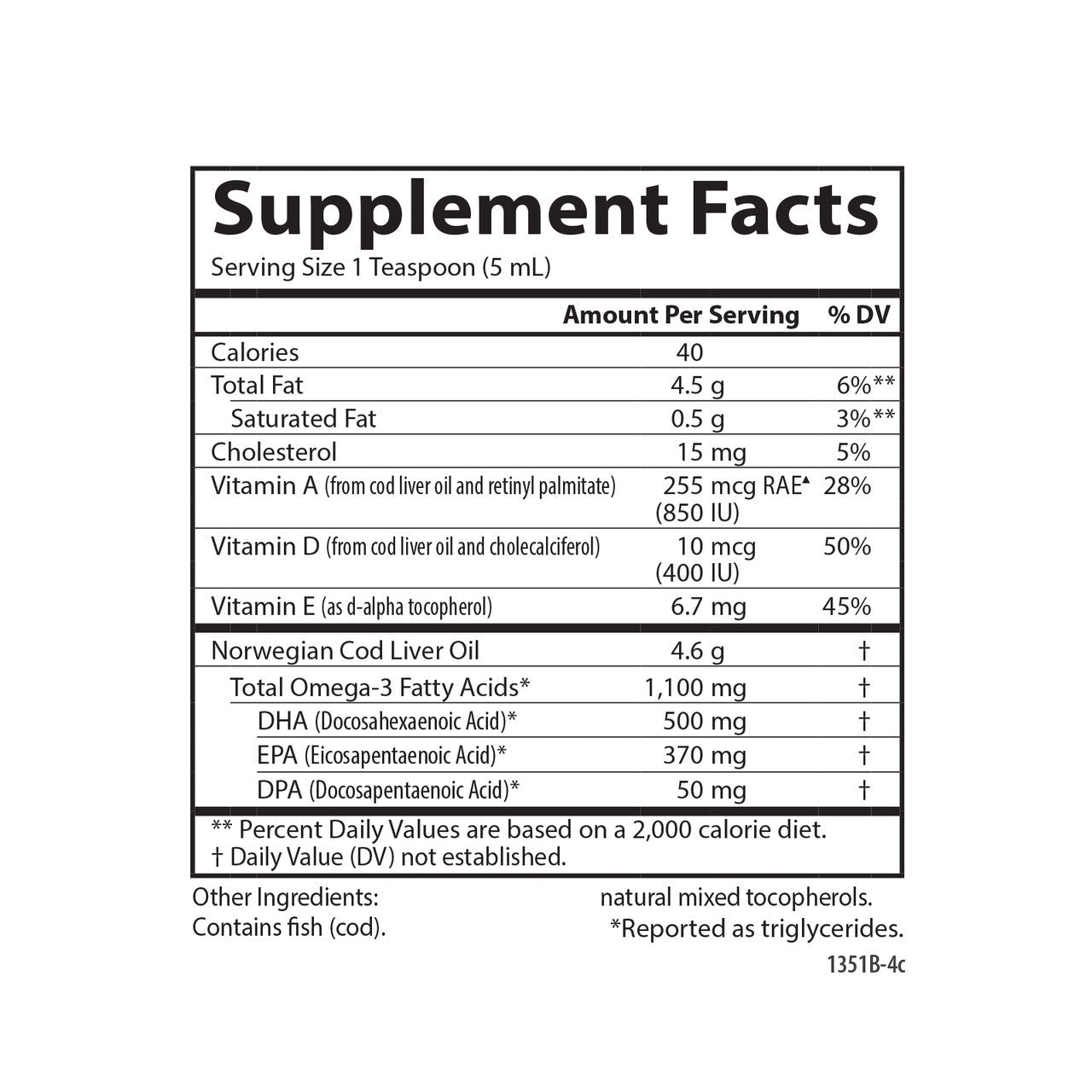 Carlson Cod Liver Oil, Unflavoured