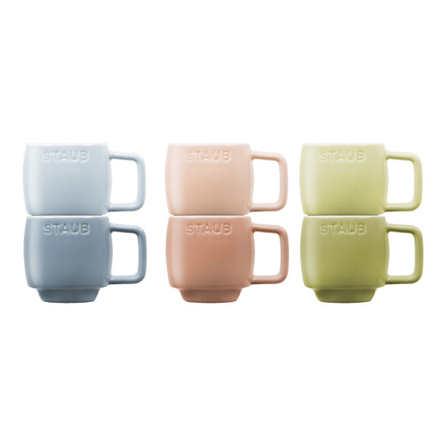 Staub Ceramique Macaron Espresso Mug Set