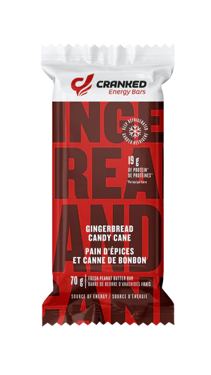 Energy Bar Gingerbread Candy Cane, Limited Edition *REFRIGERATED*