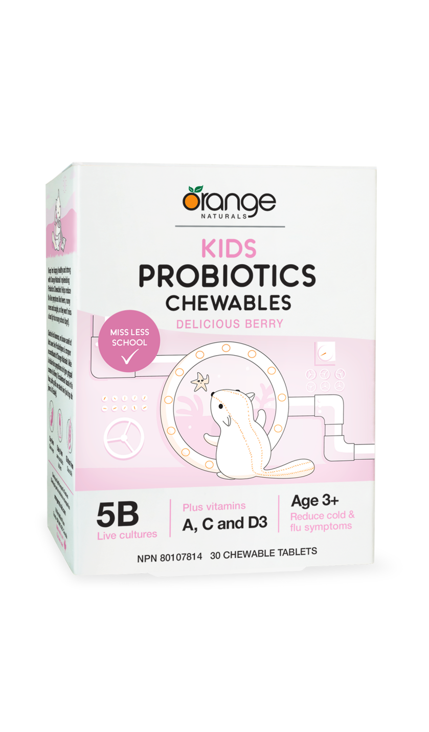 Kids Probiotics Chewables, Delicious Berry