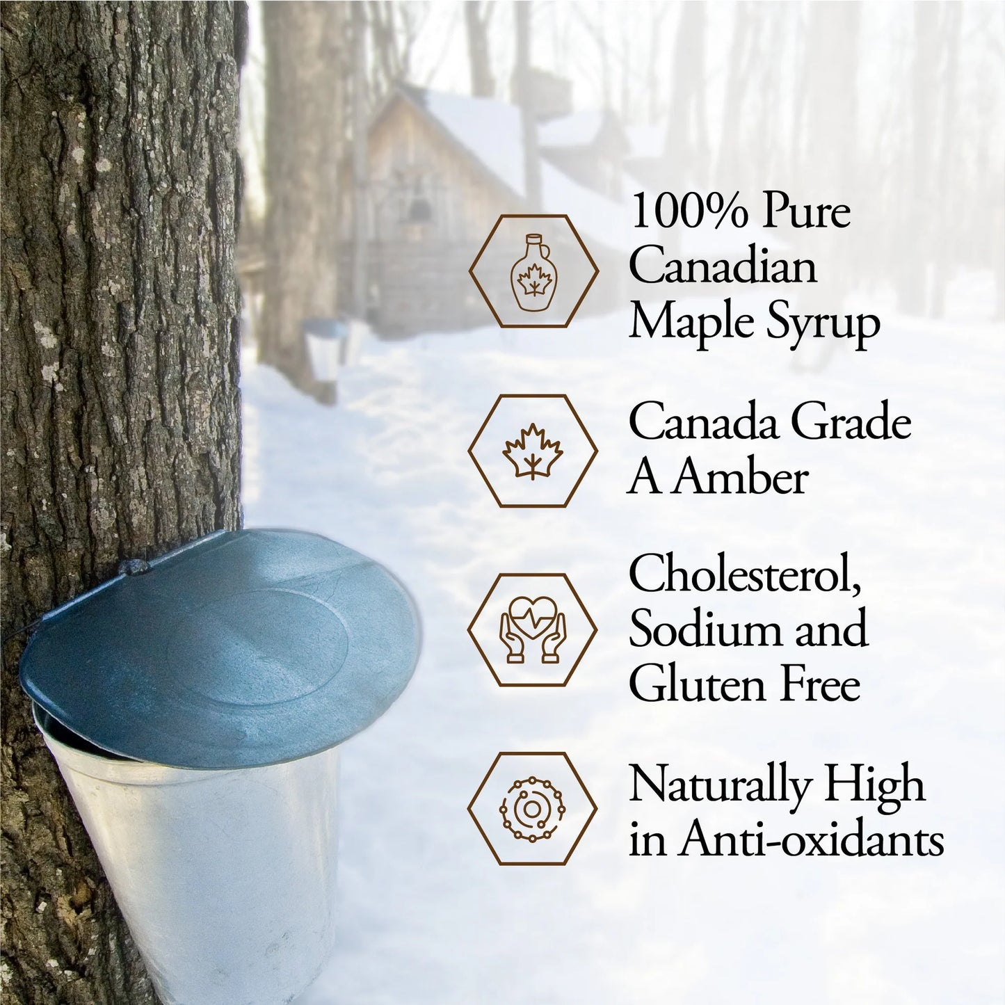 Maple Syrup 100% Pure, Grade A Amber