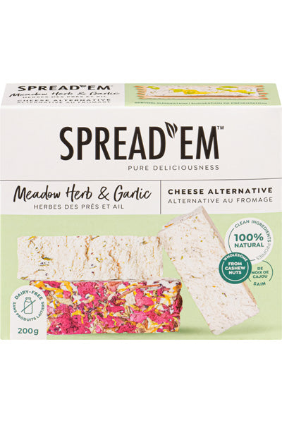 Cashew Cheeze Block Meadow Herb & Garlic (V) *FROZEN*