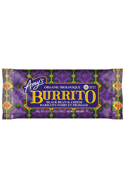 Amy's Burrito Black Bean & Cheese *FROZEN*