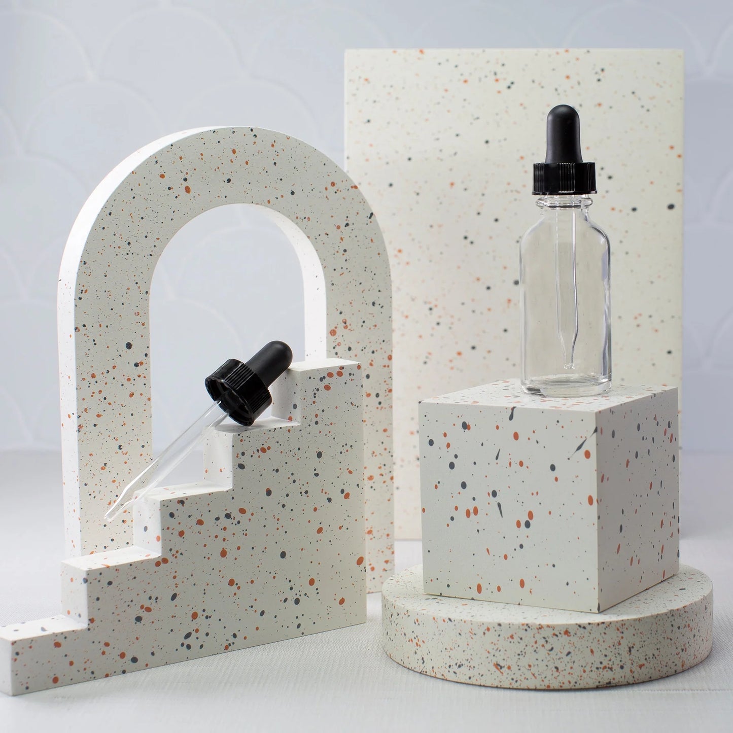 Clear Glass Bottle with Dropper 30ml