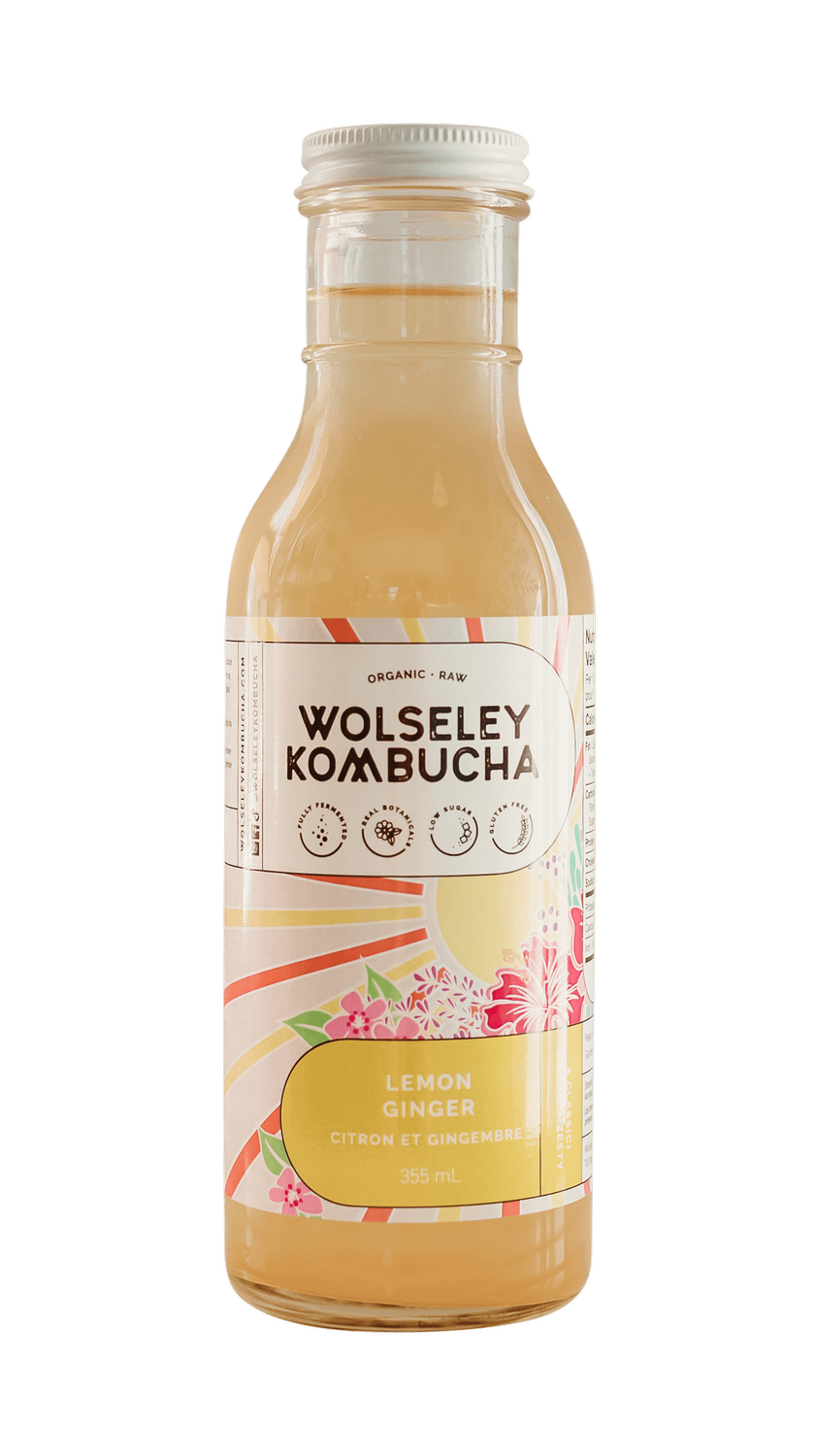 Kombucha - Lemon Ginger *REFRIGERATED*