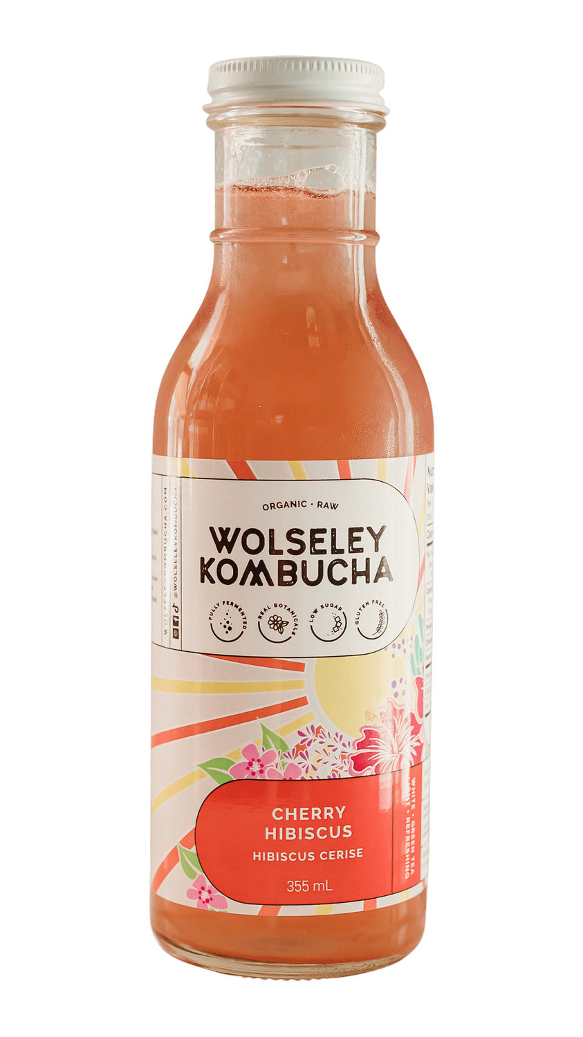 Kombucha - Cherry Hibiscus *REFRIGERATED*