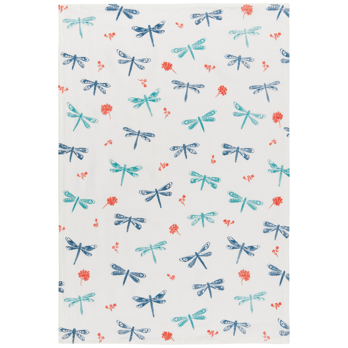 Dishtowel Set Floursack Baker's Dragonfly, 3-pk