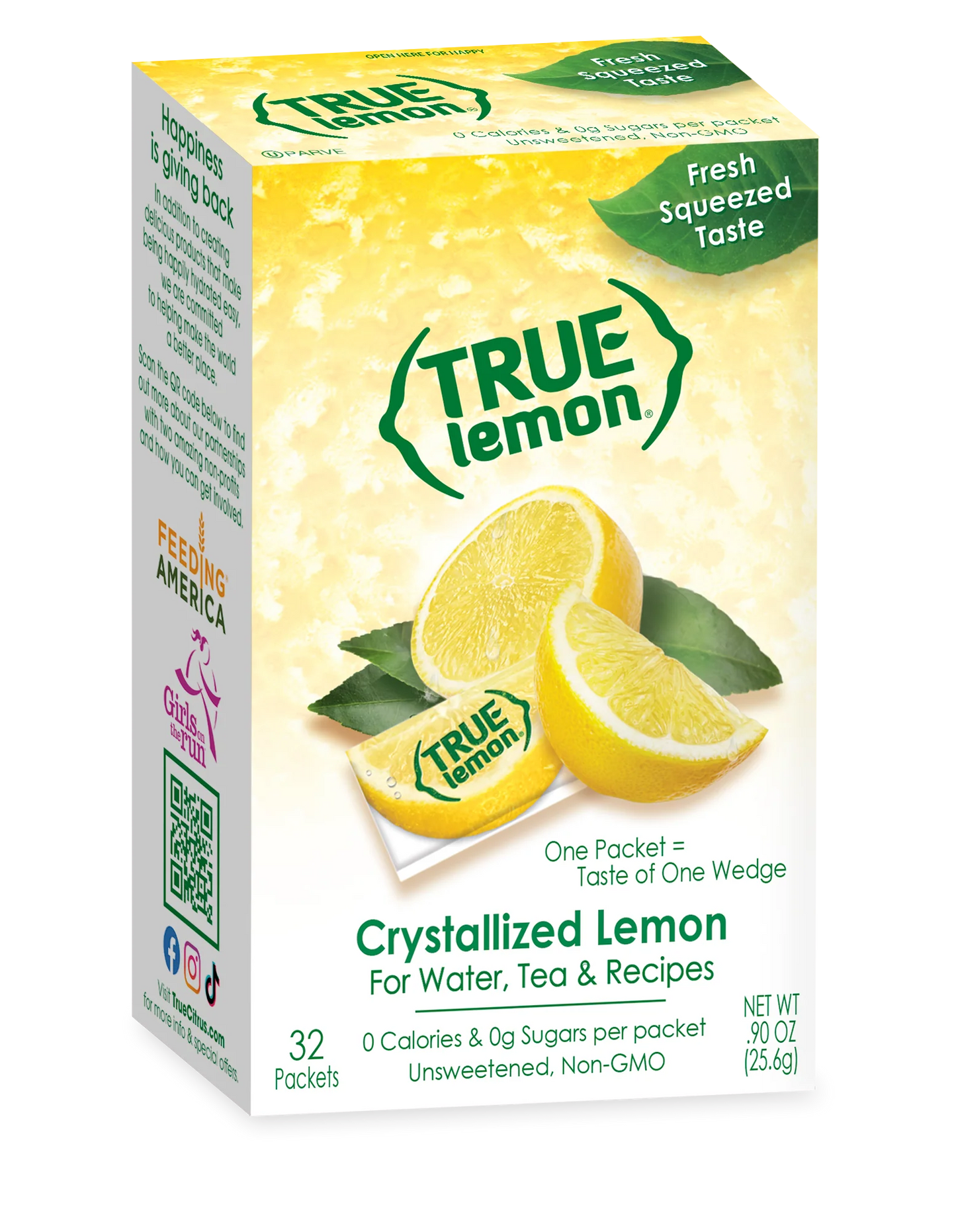 True Lemon Crystallized Citrus Packets