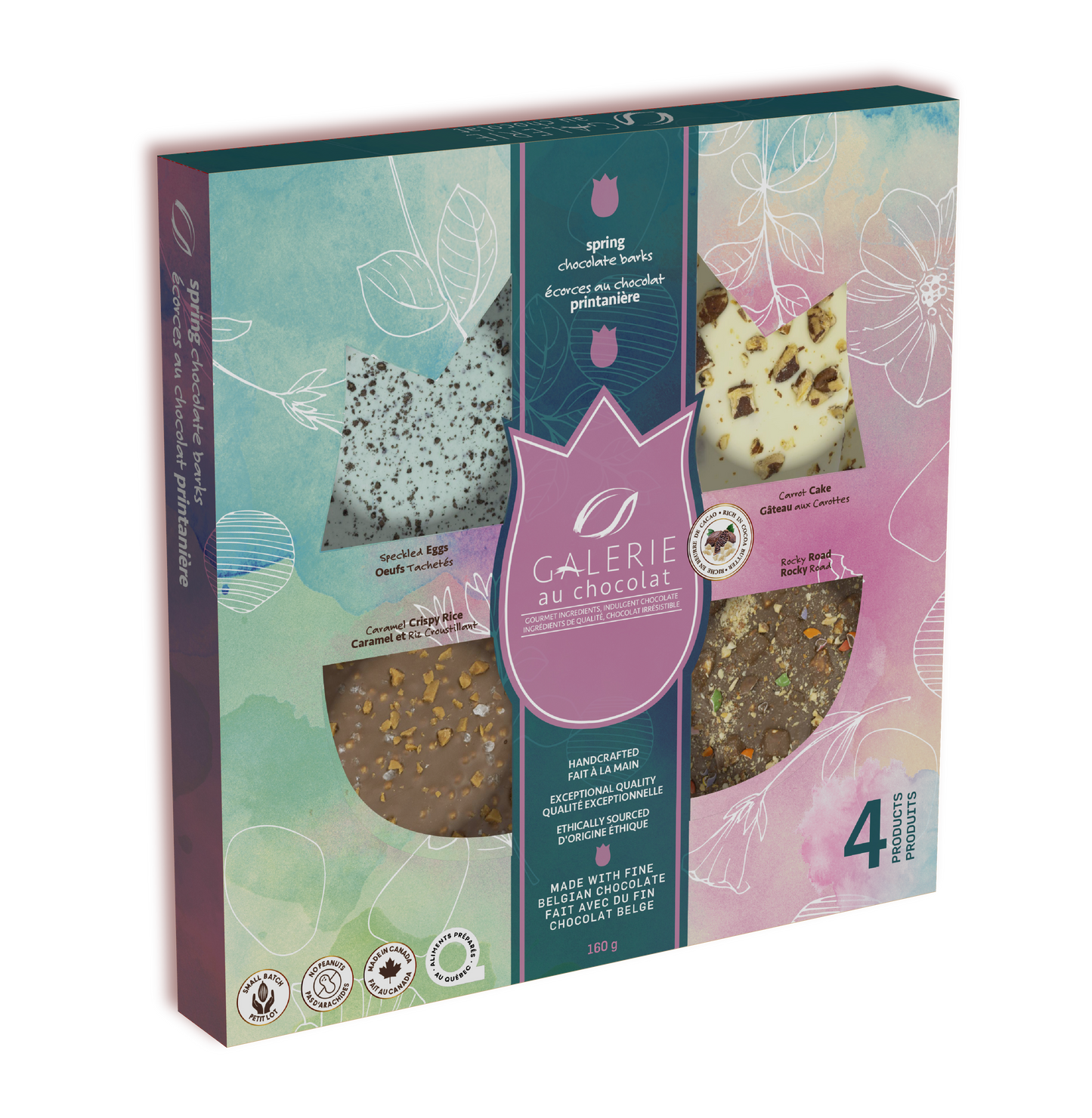 Galerie au Chocolat Spring Chocolate Barks Gift Box