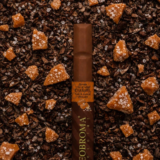 Milk Chocolate Bar with Salted Caramel & Crispy Quinoa