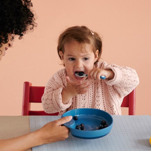 Mepal Mio Trainer Spoon Deep Blue, Set of 2