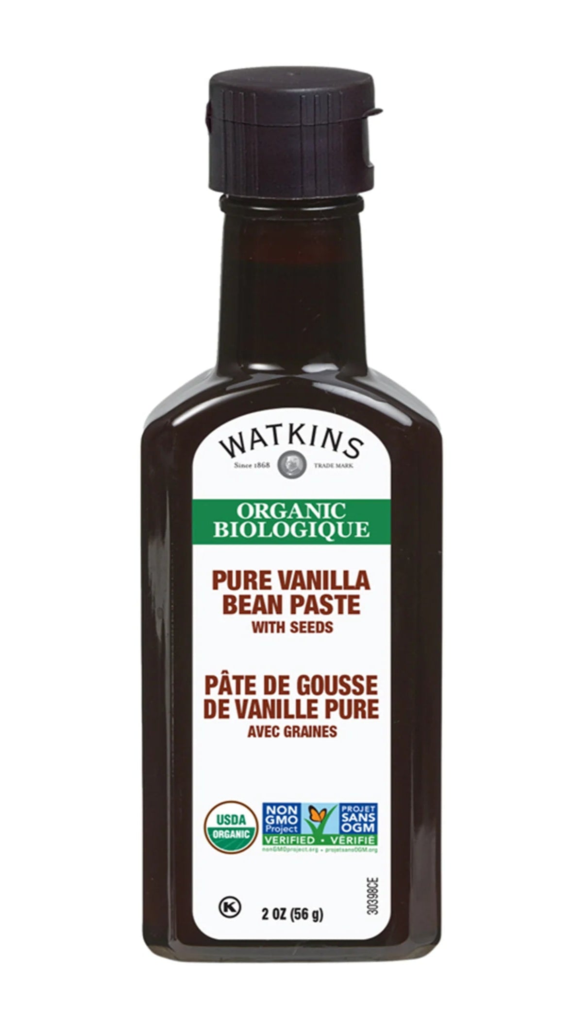 Watkins Vanilla Bean Paste, Organic