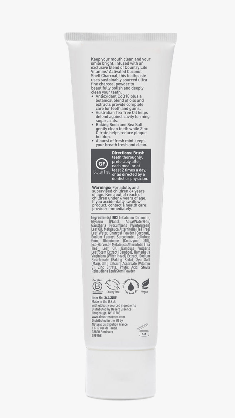 Activated Charcoal Toothpaste