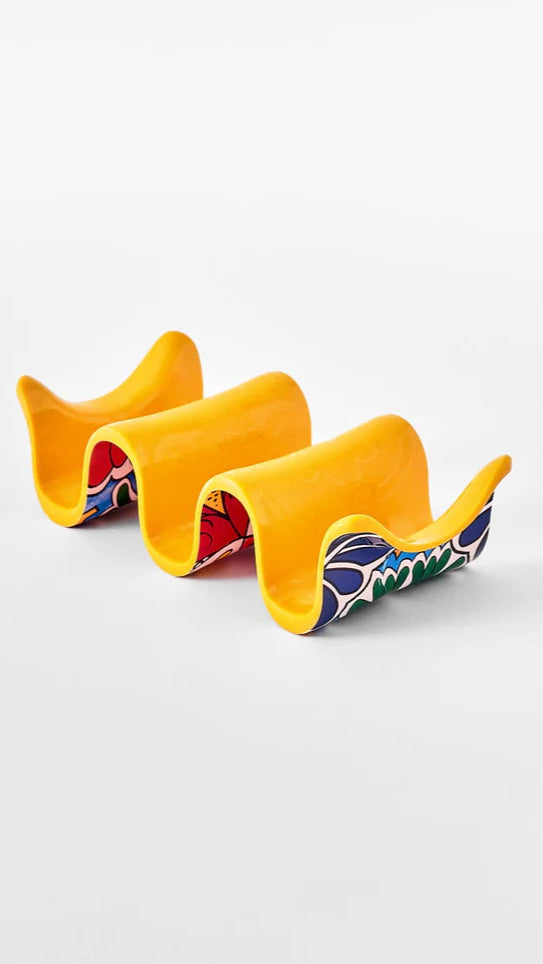 Prepara Taco Holder, Yellow