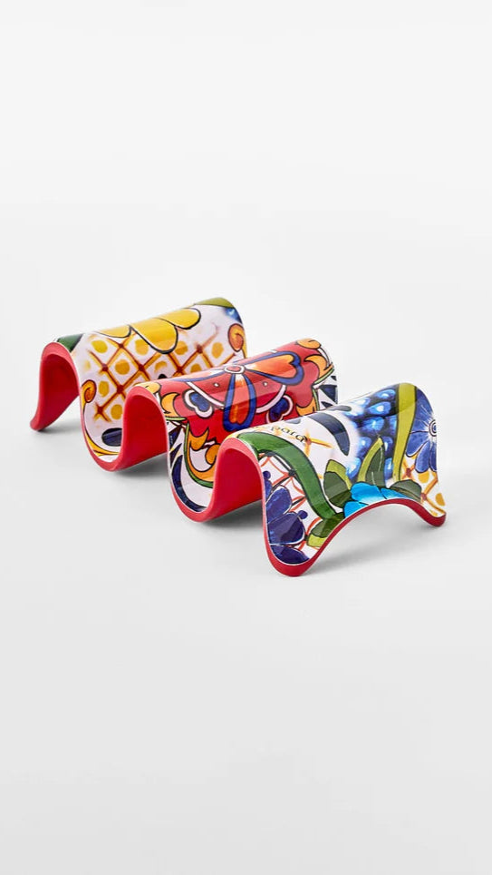 Prepara Taco Holder, Red
