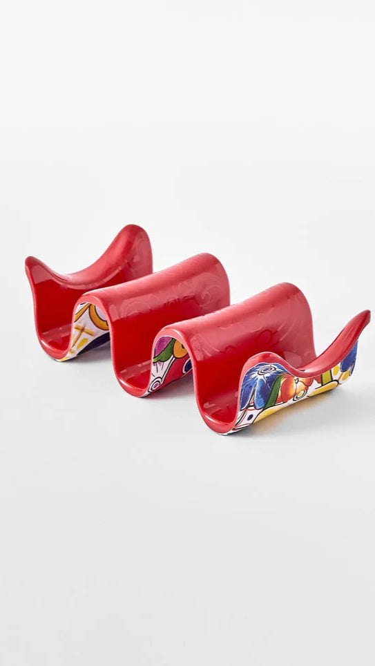Prepara Taco Holder, Red