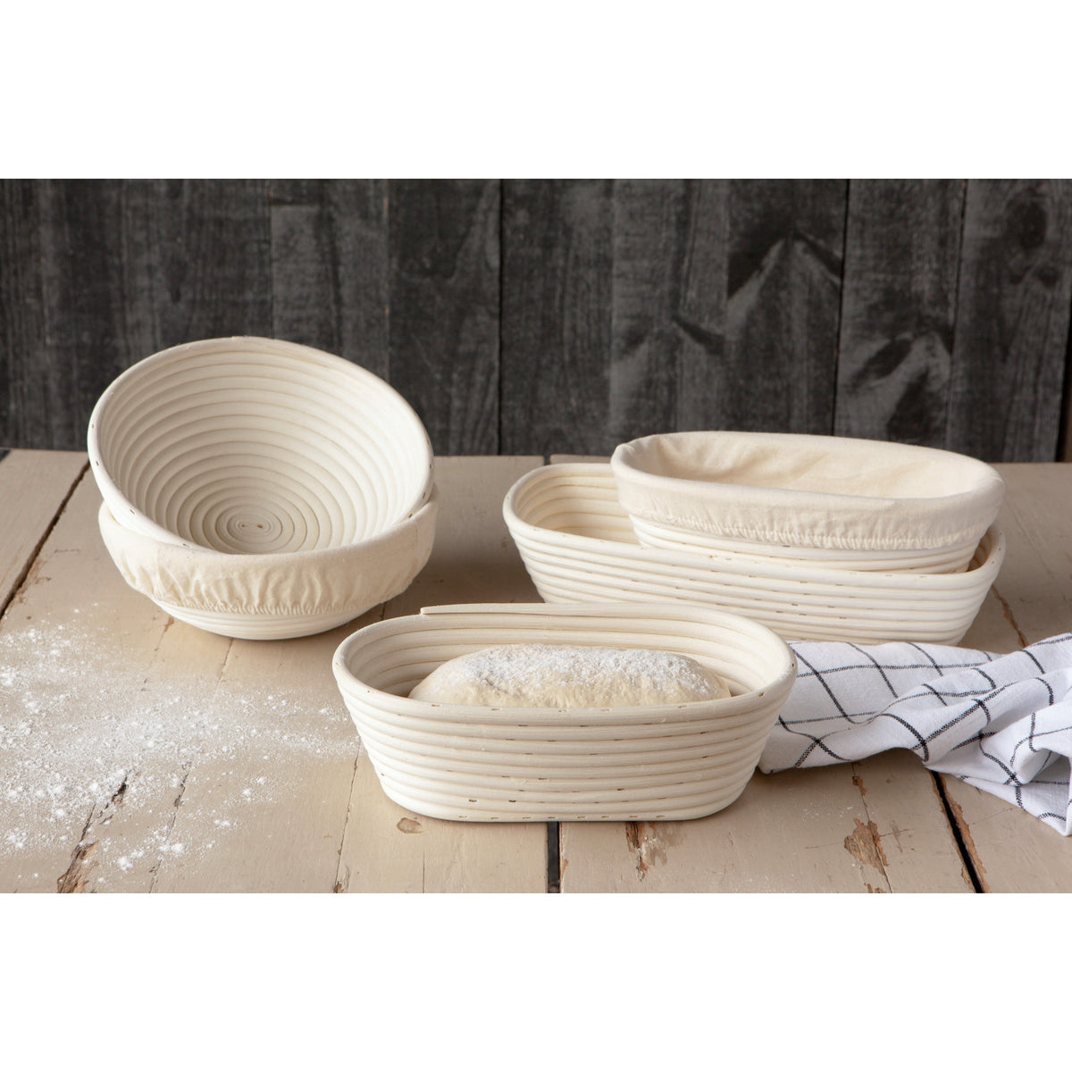 Banneton Natural Cotton Liner, Round 9"