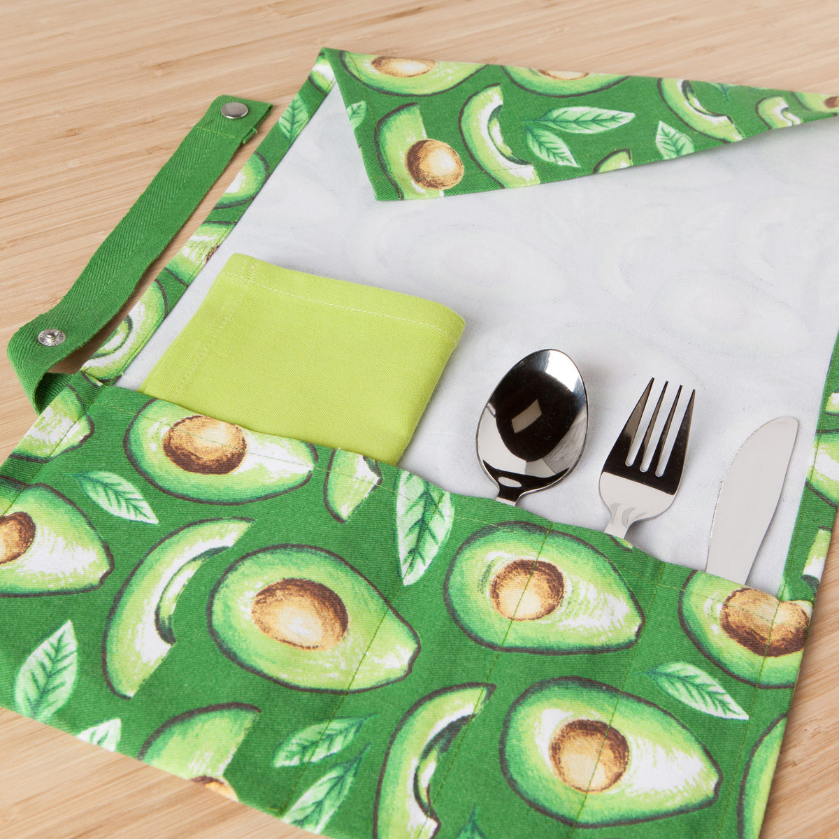 Roll Up Utensil Set, Avocados