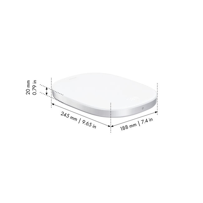 Zwilling Enfinigy Digital Kitchen Scale, Silver