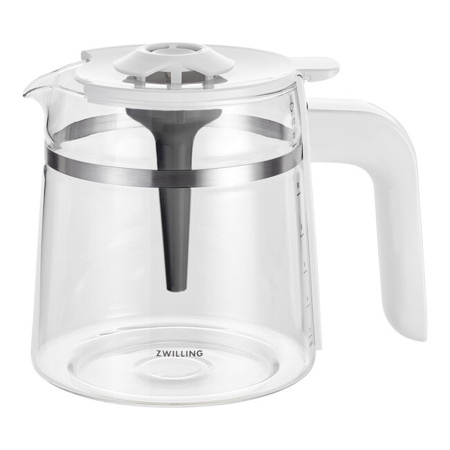 Zwilling Enfinigy Drip Coffee Maker, Glass Carafe, Silver
