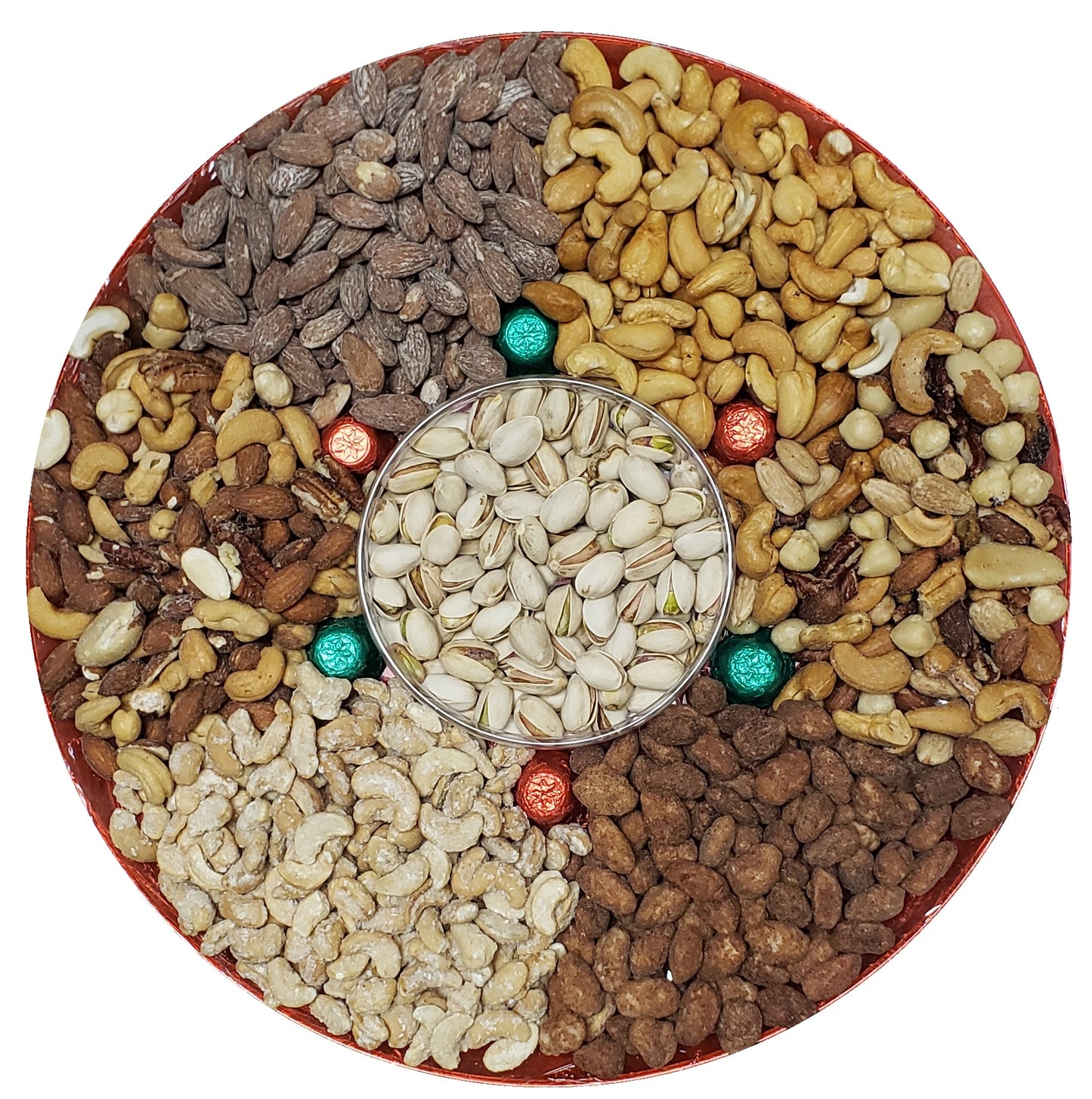 Beautiful Gift Tray - Deluxe Nuts 14"
