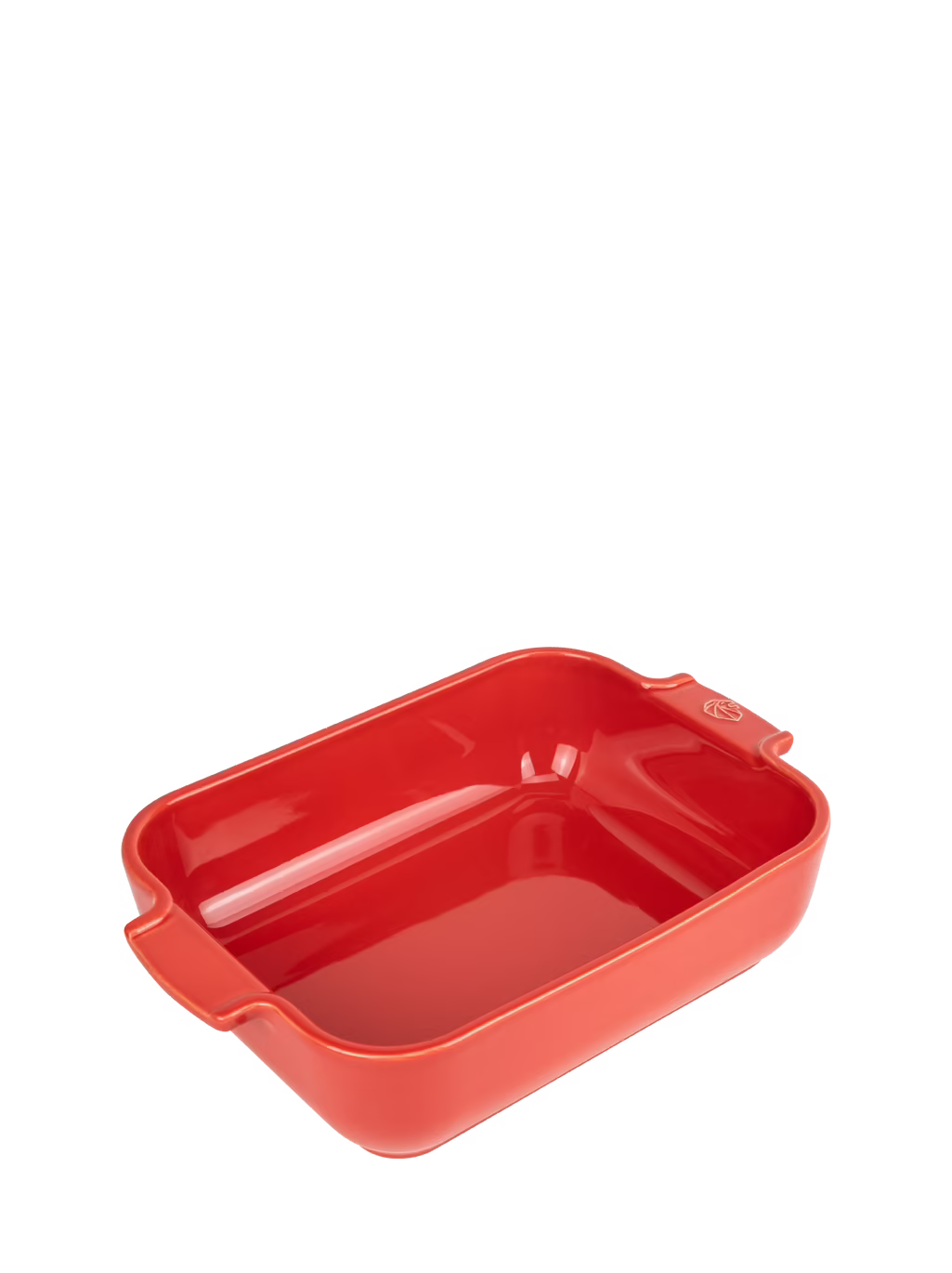 Peugeot Appolia Ceramic Rectangular Baker, 10" Red