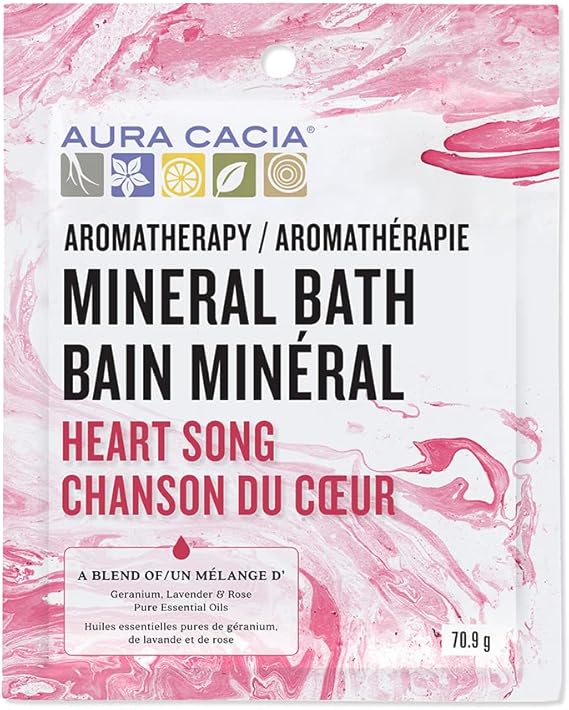 Aura Cacia Mineral Bath Heart Song