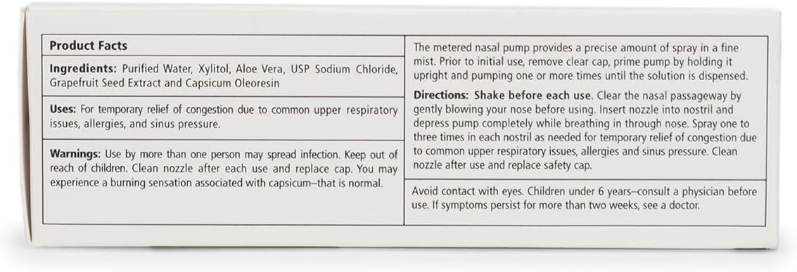 Xlear Nasal Spray MAX with Capsicum