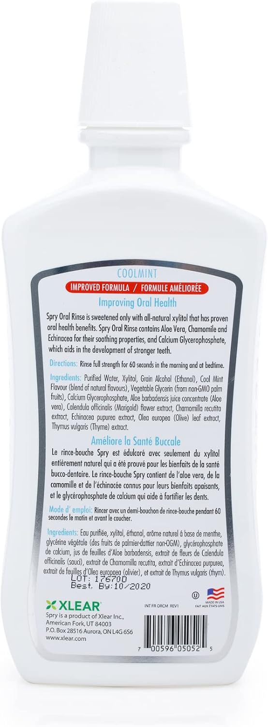 Spry Oral Rinse Cool Mint