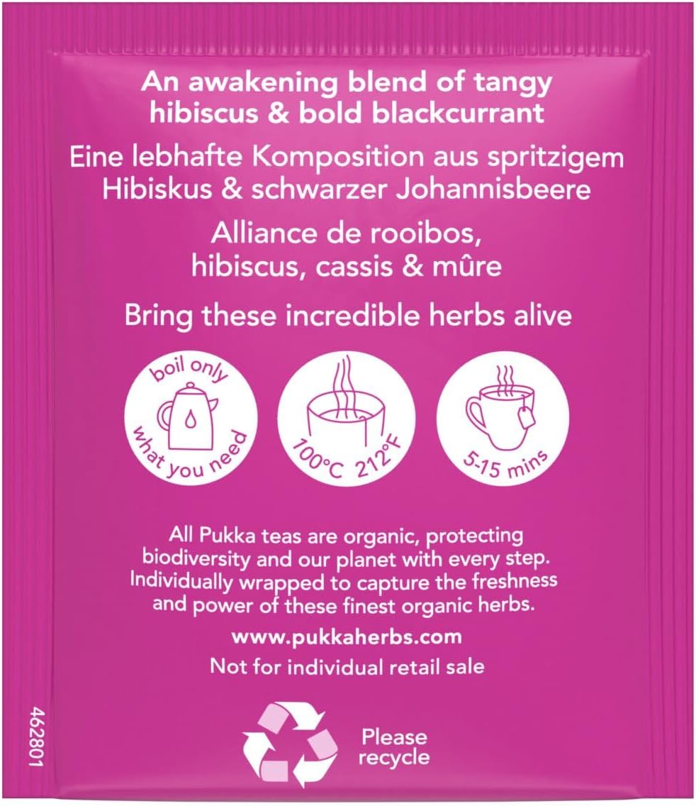 Pukka Morning Berry Organic Herbal Tea