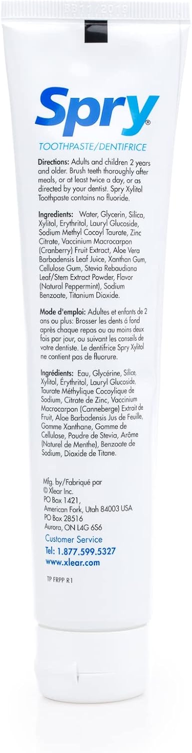 Spry Toothpaste Peppermint