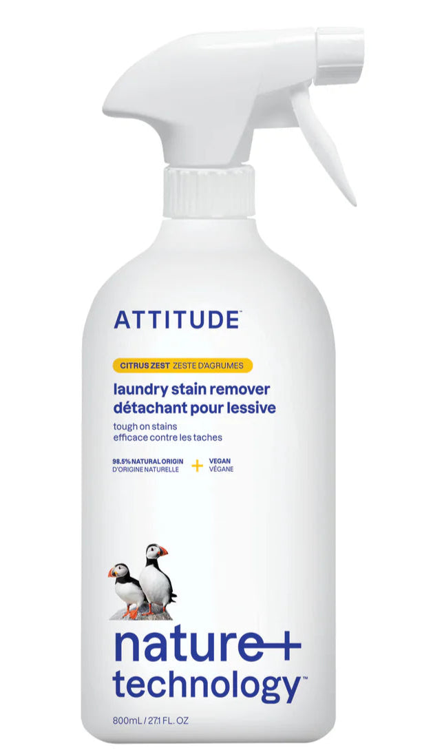 Attitude Laundry Stain Remover Spray Citrus Zest