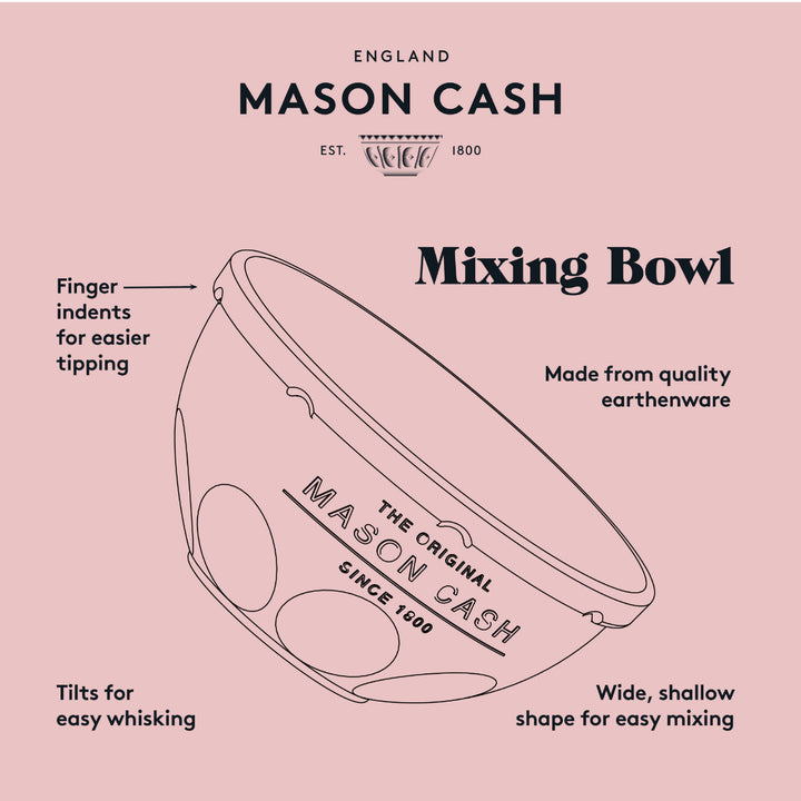 Mason Cash Tilt Mixing Bowl 5.0L White
