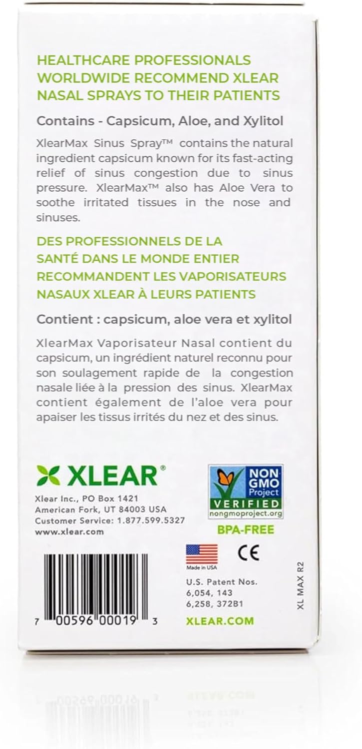 Xlear Nasal Spray MAX with Capsicum