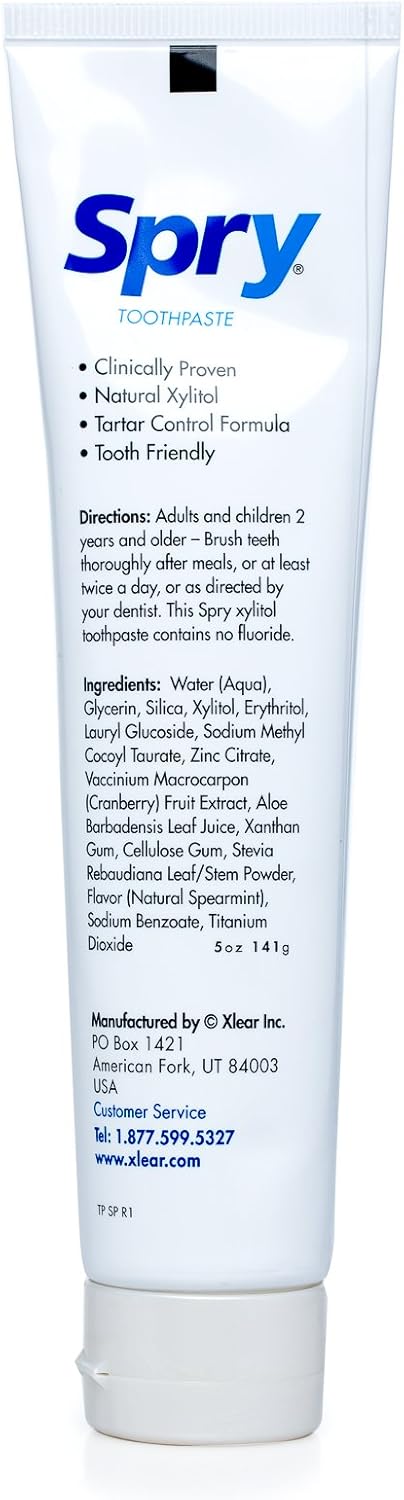 Spry Toothpaste Spearmint