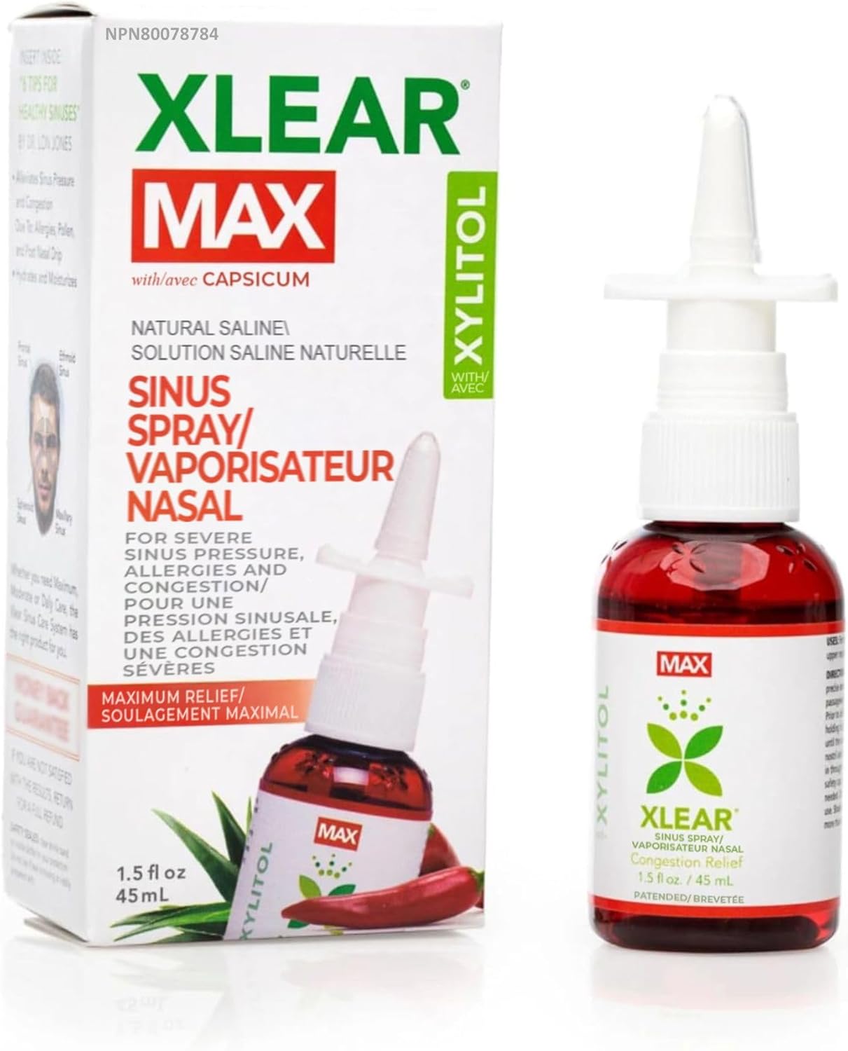 Xlear Nasal Spray MAX with Capsicum