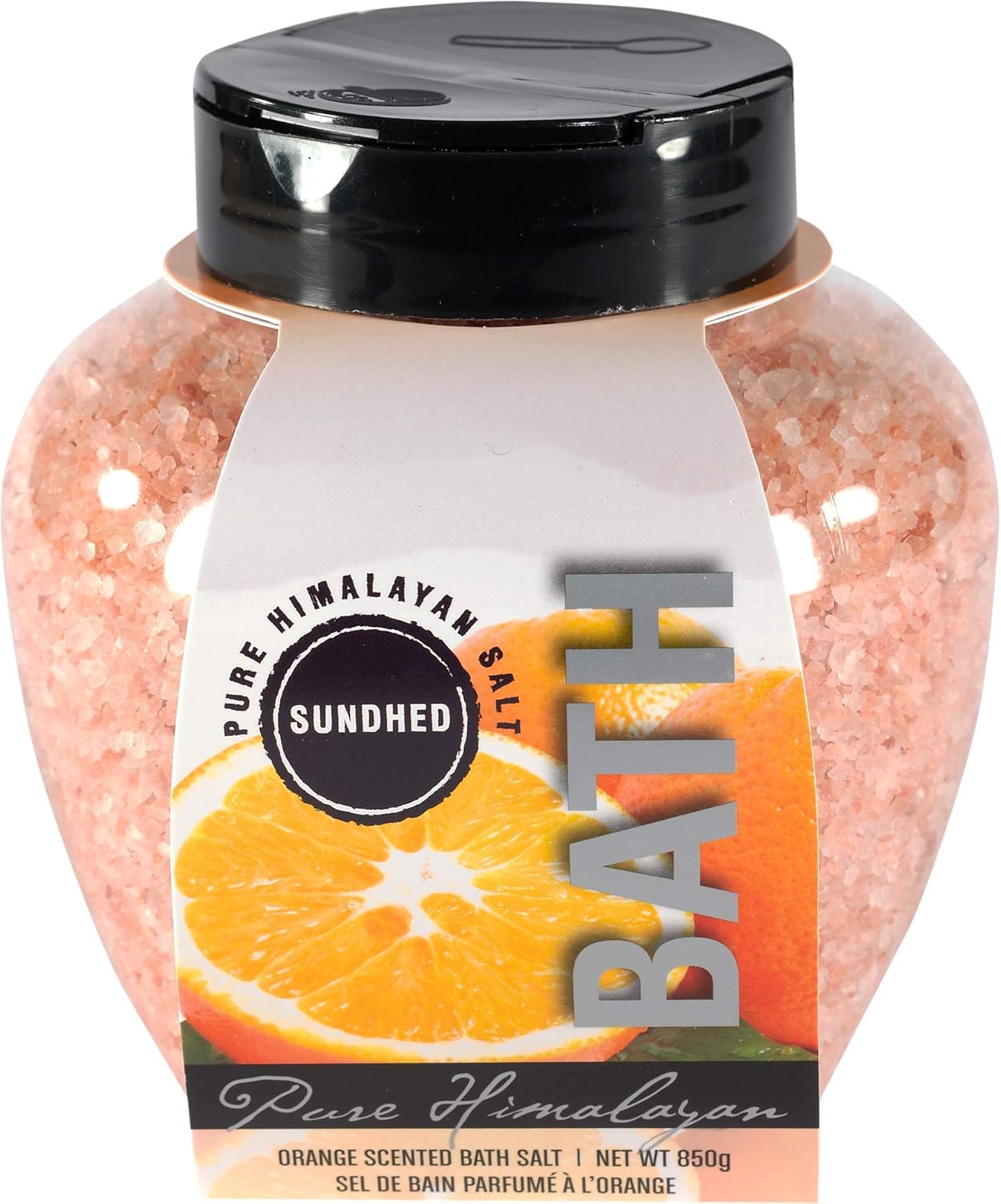 Sundhed Himalayan Pink Bath Salt, Orange