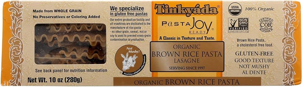 Tinkyada Brown Rice Lasagna (Org) (GF)