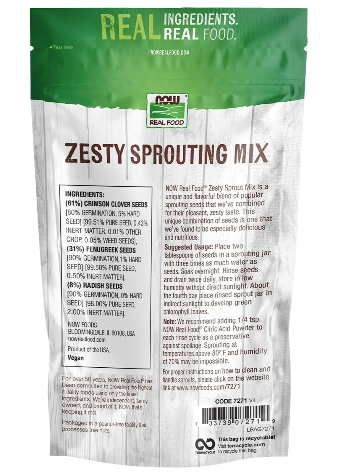 Zesty Sprouting Mix