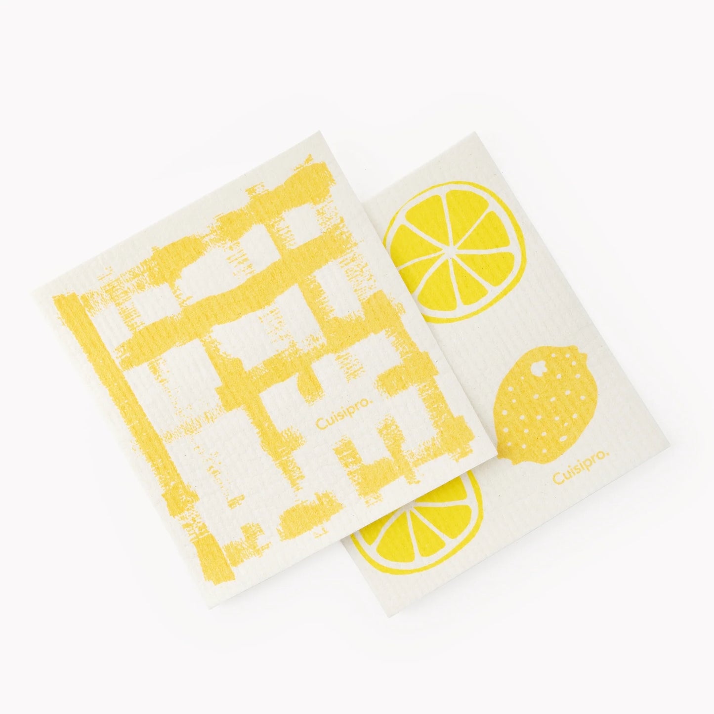 Cuisipro All Purpose Eco-Cloth 2pk - Lemon