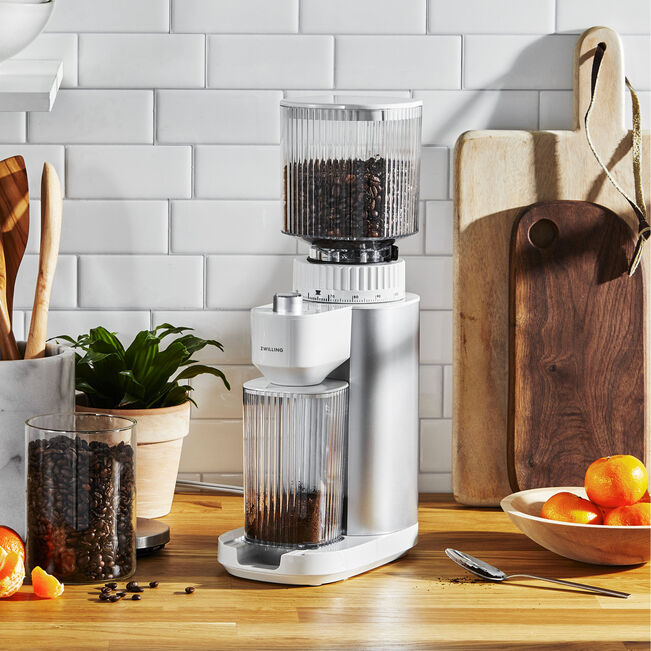 Zwilling Enfinigy Coffee Grinder, Silver