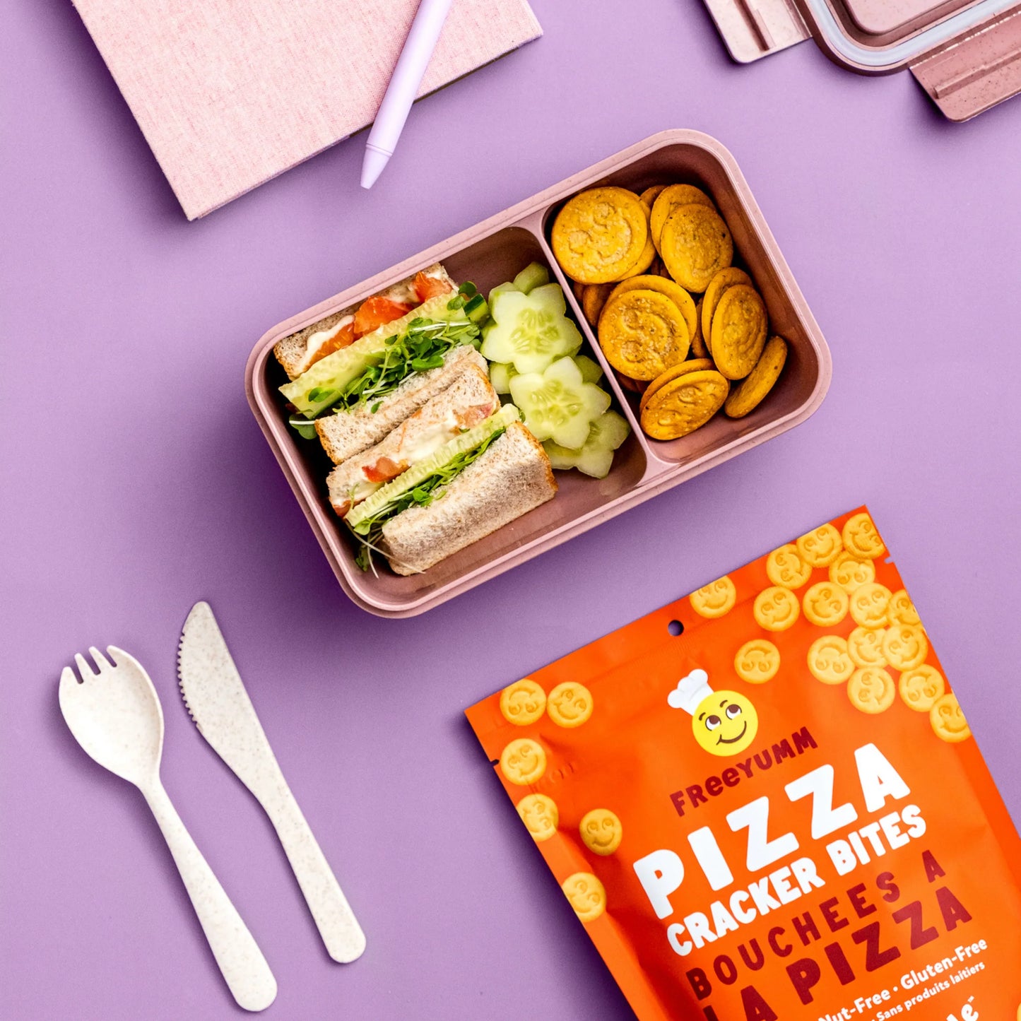 FreeYumm Pizza Cracker Bites (GF) (DF)