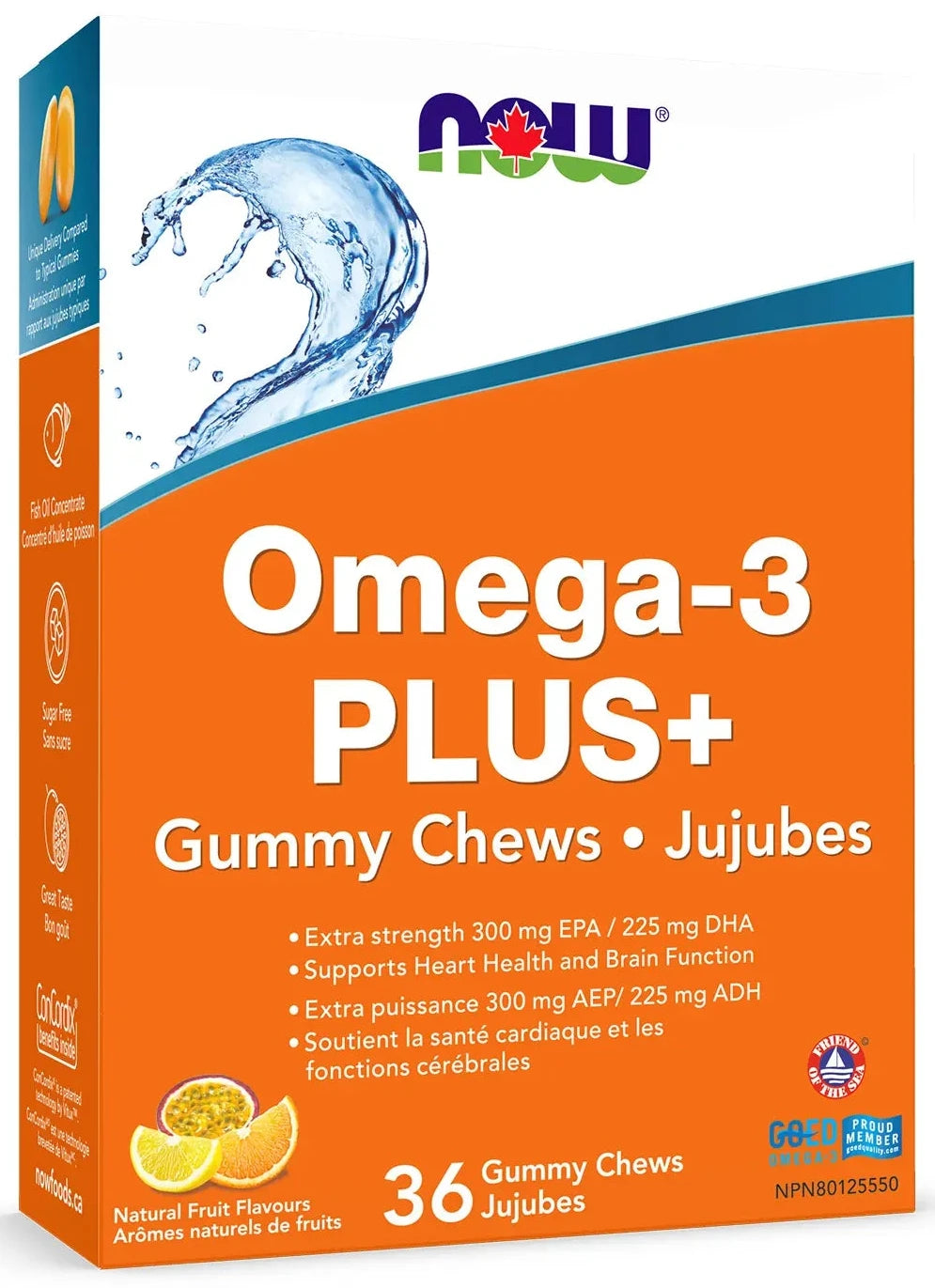 NOW Omega-3 Plus+ Gummy Chews