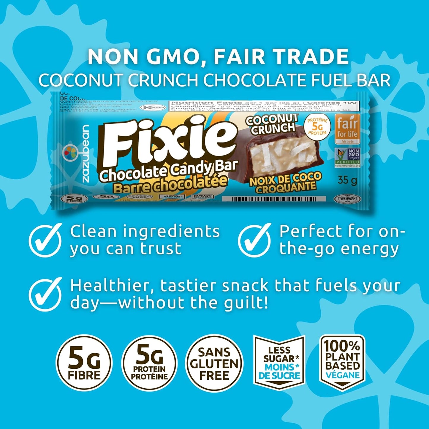 FIXIE: Coconut Crunch Chocolate Fuel Bar